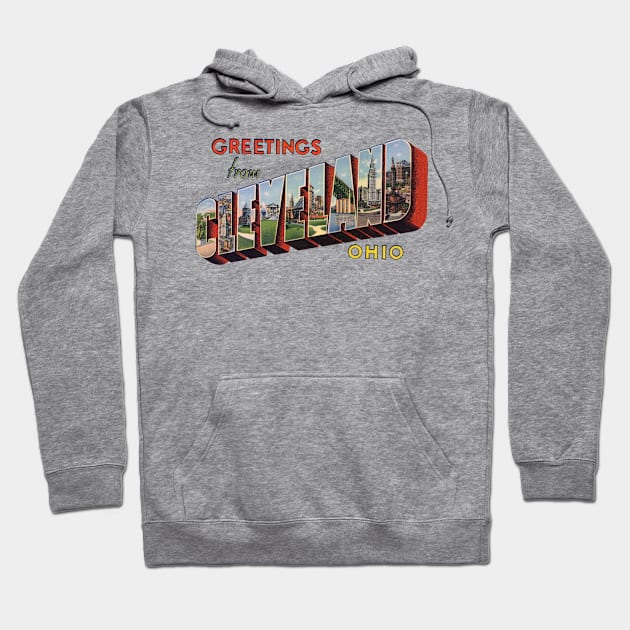 Greetings from Cleveland Ohio Hoodie by reapolo